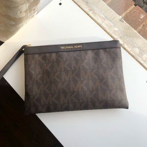 Large Michael Kors wristlet/clutch